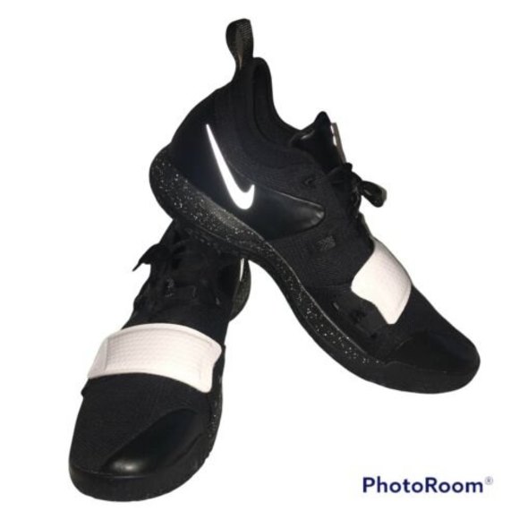 Nike Air PG Paul George 2.5 TB Oreo MLK Black/White Size 18 BQ8454-001 New - Picture 7 of 9
